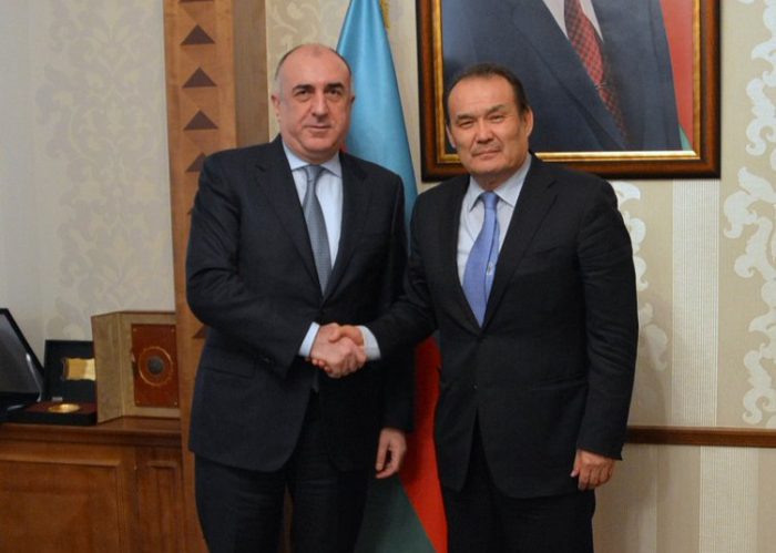 The Secretary General of the Turkic Council Baghdad Amreyev met with Minister of Foreign Affairs of the Republic of Azerbaijan H.E. Elmar Mammadyarov