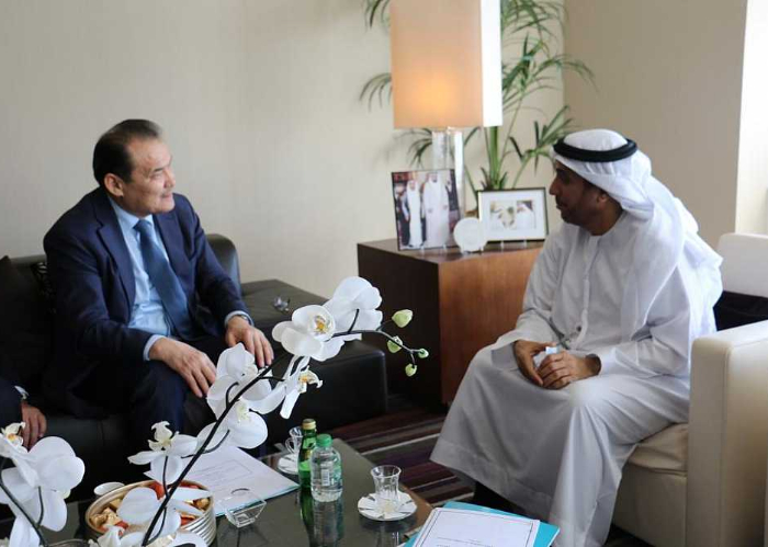 Secretary General of the Turkic Council Baghdad Amreyev met with Yacoub Yousef Hassan Al Hosani, Deputy Minister of Foreign Affairs and International Cooperation for International Organizations Affairs of United Arab Emirates.