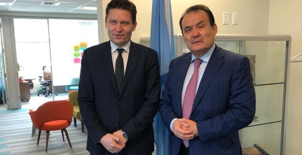 Secretary General of the Turkic Council Baghdad Amreyev held a meeting with Mr. Rastislav Vrbensky Deputy Director, UNDP Europe and the CIS.