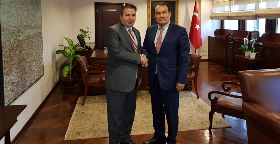 Secretary General of the Turkic Council Baghdad Amreyev met with the Deputy Minister of Foreign Affairs of the Republic of Turkey H.E. Sedat Önal.