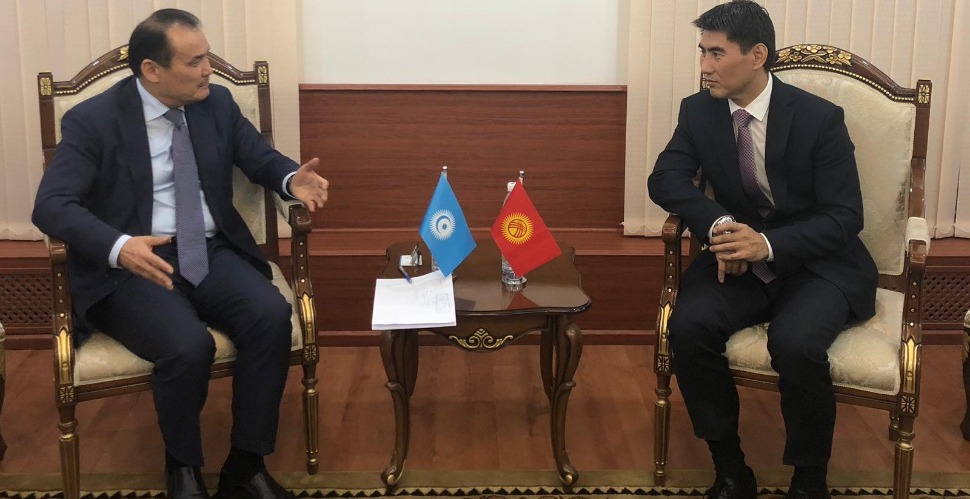 Secretary General of the Turkic Council Baghdad Amreyev paid an official visit to the newly appointed Minister of Foreign Affairs of the Kyrgyz Republic, H.E. Chingiz Aydarbekov.