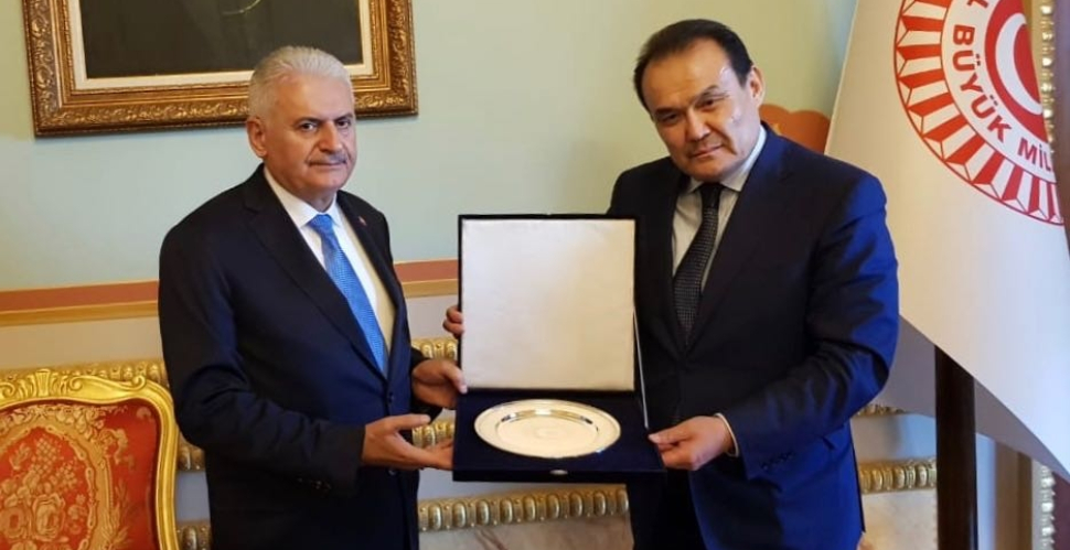 The Secretary General of the Turkic Council Ambassador Baghdad Amreyev was received by the Speaker of the Grand National Assembly of the Republic of Turkey H.E. Binali Yıldırım on 12 September 2018 in Ankara.