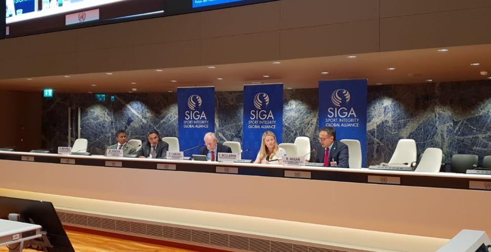 Secretary General of the Turkic Council, Ambassador Ramil Hasan, addressed at the SIGA Fourth Sport Integrity Forum.