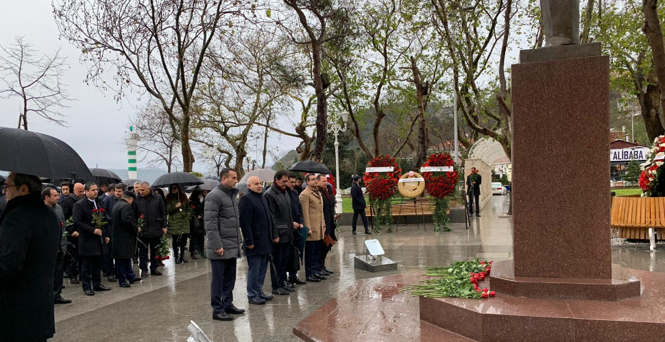 Turkic Council delegation attended the commemoration ceremony of the National Leader of Azerbaijan, Haydar Aliyev.