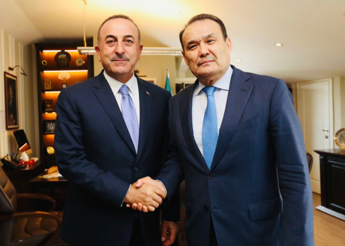 H.E. Mevlüt Çavuşoğlu, Minister of Foreign Affairs of the Republic of Turkey visited the Secretary General of the Turkic Council, Baghdad Amreyev.